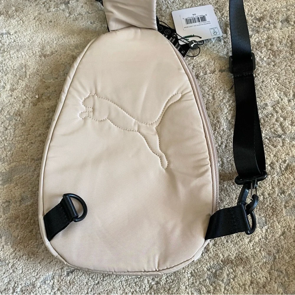 Puma NWT Evercat Myriad Slingback Light Beige Cross Body Back Pack Purse Unisex